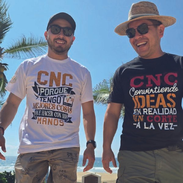 "CNC porque tengo mejoras cosas que hacer con mis manos" Playera unisex